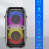 Supporto per lampade RGB ad alta potenza stereo attivo da 4 pollici Sers Bluetooth portatile da esterno da 25 W con modalità di riproduzione multiple 240126