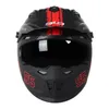 Motorcykelhjälmar Street Worrier Full Face Hjälm avtagbar multifunktionskombination Cascos Motorcykel racing casque Scooter Dot