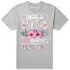 T-shirts voor heren Gemaakt in 1974 Bloemen 50 jaar oud 50e verjaardag T-shirts Ronde hals Korte mouwen Modieus T-shirt Kleding Casual Basic T-shirts