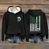 Kvinnors hoodies Långärmad St. Day Stor kvinna Sweatshirt tjocka kvinnor Pullover Hoodie Dresses for Women Sleep Jacket