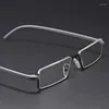 Solglasögon Metal Anti-Blue Light Reading Glasses Men Half Frame Recept Gelglas Male TR90 Eyewear 0 1.0 1.5 2.0 2.5 3.0 3.5