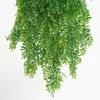 Decorative Flowers 5 Forks Simulation Small Boxwood Leaves Wall Hanging Realistic Artificial Green Plants Background Accessories