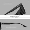 Solglasögon Kingseven 2024 Fashion for Men Polariserade UV400 Classic Women Square Eye Glasses Driving Travel Optical Eyewear