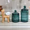 Bottles Glass Bottle 1:12 Scale Miniature Dollhouse Mini Candy Jar Pretend Play Kitchen Doll Food Toy Storage Tank Jars Decor