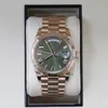 Brand World Luxury Watch Watch Najlepsza wersja oglądać Olive Green 2024 60. rocznica 228235 | Zupełnie nowy automatyczny eta cal. 3255 Obejrzyj 2-letnią gwarancyjną męskie zegarki męskie