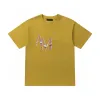 新しいメンズプラスティーポロスTシャツの丸い首の刺繍と印刷されたポーラースタイルの夏のウェアストリートピュアコットン321