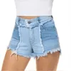 Shorts pour femmes Glands Denim Femmes Été Spliced Fringe 2024 Mode Y2K Dames High Street Vêtements