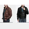 Herren Lederjacken Herrenjacke Hochwertige klassische Motorrad-Fahrrad-Cowboyjacken Männlich Plus Dicke Mäntel S-2XL 240202