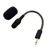 Microfones Gaming Mics 3,5 mm spelmikrofon för RA-CERER BLACKSHARK V2 Hörlurar Fin komfort och kvalitetsersättning