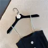 Débardeurs pour femmes 2024 Version coréenne d'été Haut à licou Doux Femme Sexy Court Gilet tricoté Perles Réservoir Femmes