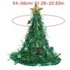 Berets Cosplay Santa Hat Tinsel Christmas Tree Adult Teens Winter Halloween