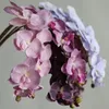 Dekorative Blumen, 91,9 cm, künstliche Orchideen, 10 Köpfe in Lila/Rosa, künstliche Phalaenopsis-Orchidee, DIY, Büro/Hochzeit/Zuhause/Urlaub/Küche