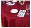 Polyester Jacquard Tabelduk El Wedding Banquet Party Decoration Round White Table täcker överlagrar Tryckt heminredning 240127