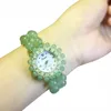 Armbandsur 2024 Ladies Nature Jade Wrist Armband Watch For Women Quartz Arm Wristwatch Girls Presentes Gifts