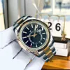 W1_shop رجال الساعات للرجال orologio di lusso mens ساعة تلقائية 40 مم كاملة الفولاذ المقاوم للصدأ حزام الياقوت مقاوم للماء مع مربع مونتر دي لوكس