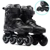 Roselle original patins inline piscando ou não rodas slalom deslizante fsk adulto crianças sapatos patinação patines240129