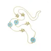 Pendentif Colliers Prix en vrac Belle fleur Design Collier Style Vente Or Coloren Couleur Gracile Chaîne Gracile pour les filles