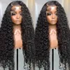 134 Lace Front Menselijk Haar Pruiken Braziliaanse Diepe Golf Frontale Pruik Krullend Voor Vrouwen Lijmloze Preplucked 240127