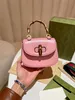 5A Kwaliteit Luxe Designer Bamboe Tas Crossbody Schoudertas Mode Dame Winkelen G Handtas Dames Letter Populair Bakken Cartoon Kussen Praktisch