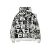 Chaopai Aop Letter Shark Hip Hop Zipper Full Zip Hoodie A Bathing AP