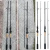 Canna da pesca in carbonio 18M 165M ML Spinning veloce Casting 2 sezioni Esca trota spigola 825g 240119