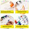 Stylos à bille en plastique, 4 couleurs, pour boucle d'alpinisme, stylo de presse de poche Portable, vente en gros, 12 pièces