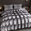 Three-dimensional Black And White Bedding Set Soft Comfortable Duvet Cover For Bedroom Guest Room1*Duvet Cover 2*Pillowcases 240202