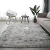 Dywany do salonu nowoczesne sofy szare puszyste dywan sypialnia dekoracja antypoślizgowa futrzana duża dywanika do mycia podłogowa mata 240123