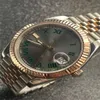 Markenwelt-Luxusuhr Beste Version Uhr DATEJUST 41 UHR 126331 WIMBLEDON-ZIFFERBLATT ZWEIFARBIGAutomatik ETA Cal.3235 Uhr 2 Jahre Garantie HERRENUHREN