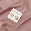 Brosches 2024 Strong Magnet Pearls Hijabs Silk Clip Accessories Elegant Fashion Women No Hole Pins Buckle