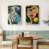 Picasso Arte Astratta Dipinti Su Tela Classici Poster e Stampe Immagini A Parete per Bar Caffetteria Soggiorno Decorazione Della Casa 240130