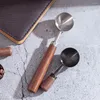 Измерительные инструменты из нержавеющей стали, кофейная ложка, столовая ложка, длинная ручка для приготовления пищи в кафе