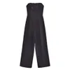 Taop Za Early Spring Product Womens Fashion Style Slim Fit Sleeveless Bra Long jumpsuit 240127