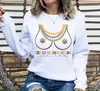 Kadın Hoodies Komik Mardi Gras Sweatshirt Bana Boncuklar Boncuklar Gömlekleri İçme Yağları Salı Festival Karnavalı Orleans Geçit Töreni