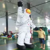 wholesale Free Delivery outdoor activities 8m 26ft tall giant inflatable astronaut with led light lighting spaceman figure model ground balloon