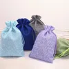 Jewelry Pouches Selling Linen Empty Bag Drawstring Small Storage Mosquito Repellent Chinese Sachet Bead