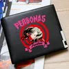 Panther wallet Persona purse Anne Takamaki Cartoon Photo money bag Casual leather billfold Print notecase