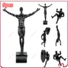 6 pçsset estilo industrial escalada homem resina parede pendurado decoração escultura figuras criativo retro presente estátua decoração 240131