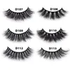 Mink Lashes Wholesale 10501003D ögonfransar Set Luxury Dramatic Volume 3D False in Bulk Colorful Card Eye Lash 240126