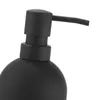 Badtillbehör Set Black Soap Dispenser tom för schampon Dish Home El 16ounce