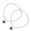 Hänge halsband 2 st pentagram halsband tonårsmycken för flickor minimalist tonåringar mode elegant pu