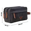 Cosmetic Bags Canvas Toiletry Bag Men Large Shaving Women Travel Zipper Makeup Toilet Beauty Organizer Case Kit