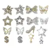 100 stuks 3D nagelsteentjes vlinder nagelbedels kristal zirkoon nail art decoraties diamant luxe nail art onderdelen accessoires 240122