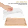 Dinnerware Sets Portable Snack Box With Lid Refrigerator Plastic Container Farmhouse Butter Dish