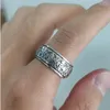 Cluster Rings Trendy S925 Silver Ring For Men Jewelry Retro Ethnic Style Emperors Coin Rotatable Auspicious Male Accessories