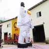 wholesale Free Delivery outdoor activities 8m 26ft tall giant inflatable astronaut with led light lighting spaceman figure model ground balloon