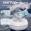 USBポータブル60Wターボ洗濯機Hight Power Mini Ultrasonic Washer for Vaby Clessould Underwear Socks Business Travel 240131