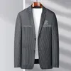 Abiti da uomo 2024 Giacca da abito di tendenza alla moda di alta qualità Casual Primavera Autunno Smart Blazer in poliestere