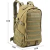 Taktik sırt çantası 30L Saldırı 3p Paketi Molle Bag Erkekler Açık Hava Spor Kampı Av Ordusu Dağcılığı Askeri Sırtı 240119