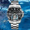 Armbanduhren AESOP Herren Luxus Tourbillon Skelettuhren Super leuchtende Saphir Handaufzug Mechanische Bewegung Wasserdichte Uhr